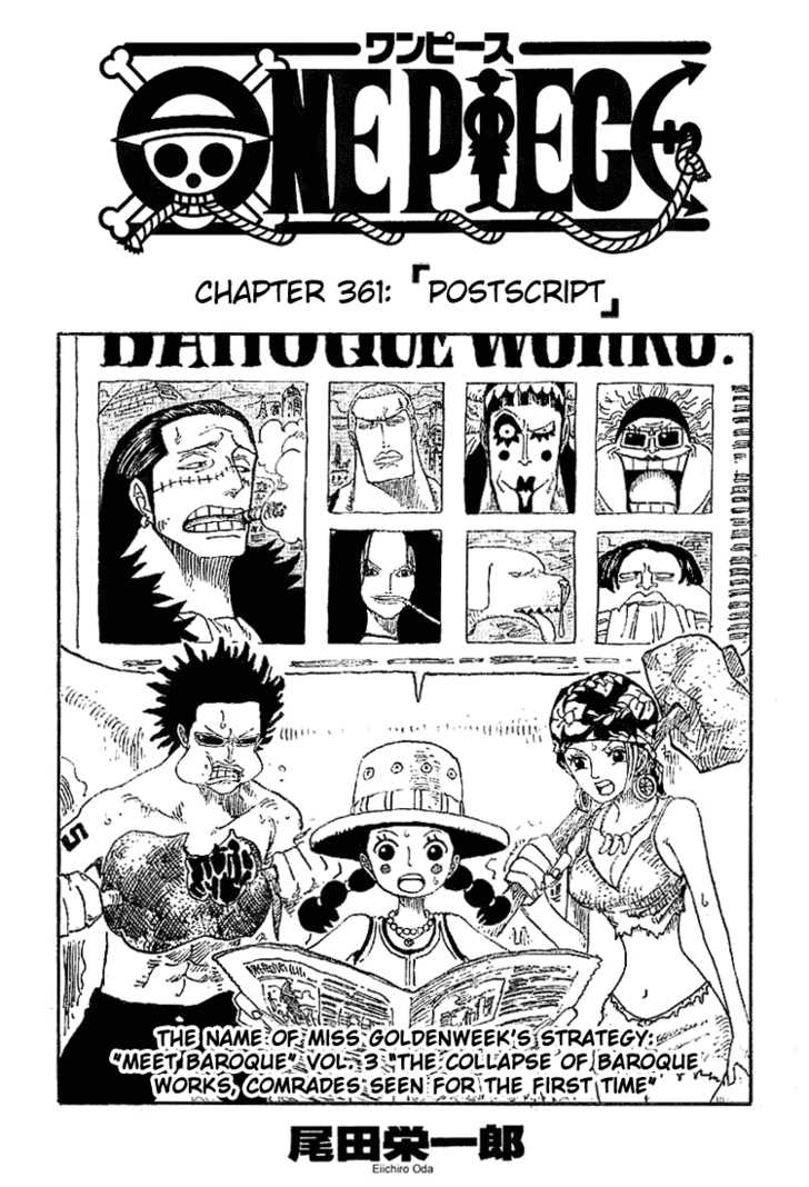 One Piece manga Chapter 361