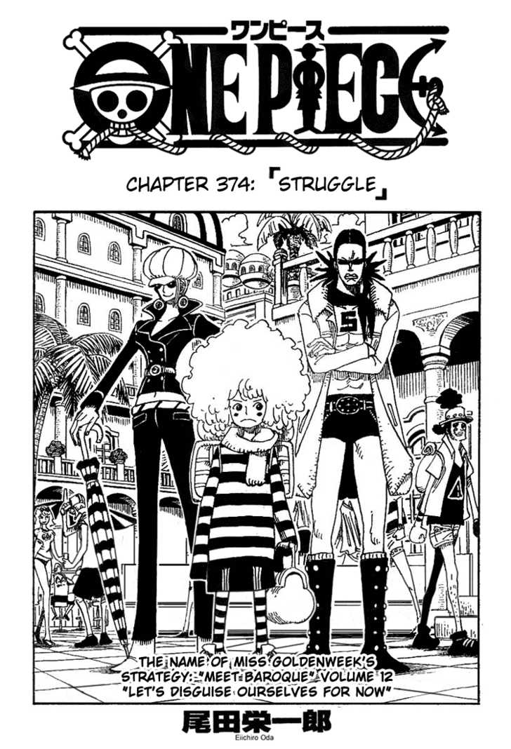 One Piece manga Chapter 374