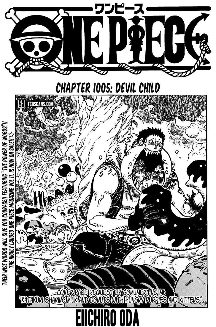 One Piece manga Chapter 1005-demon-child