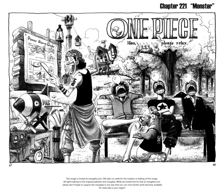 One Piece manga Chapter 221