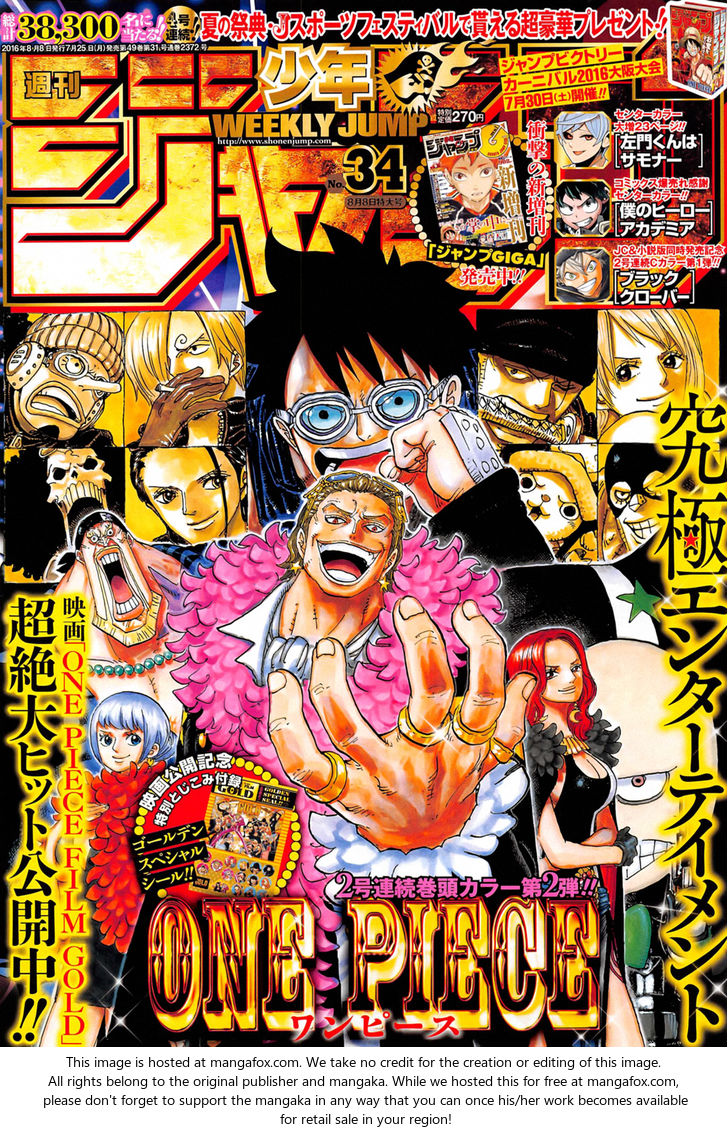 One Piece manga Chapter 833