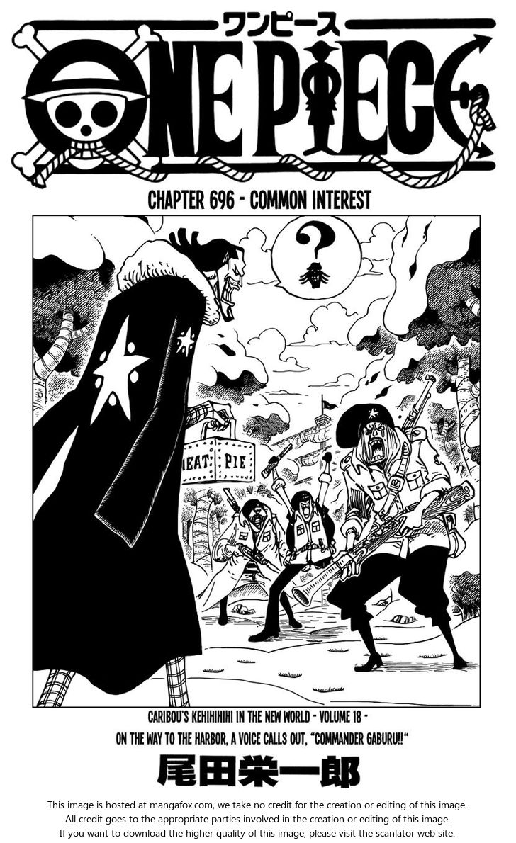 One Piece manga Chapter 696