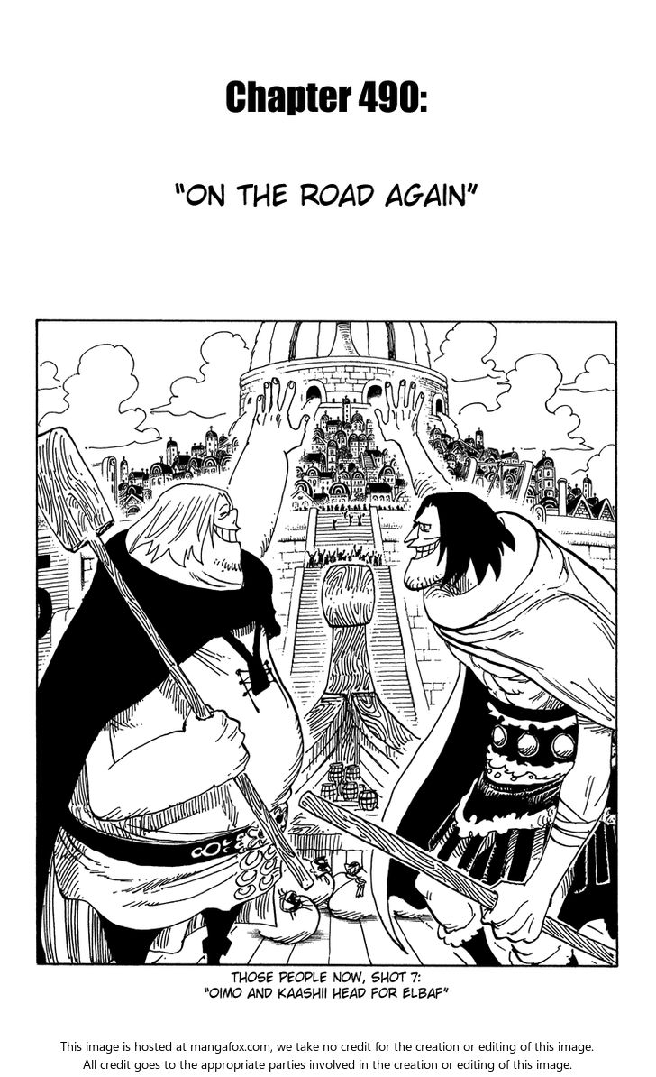 One Piece manga Chapter 490