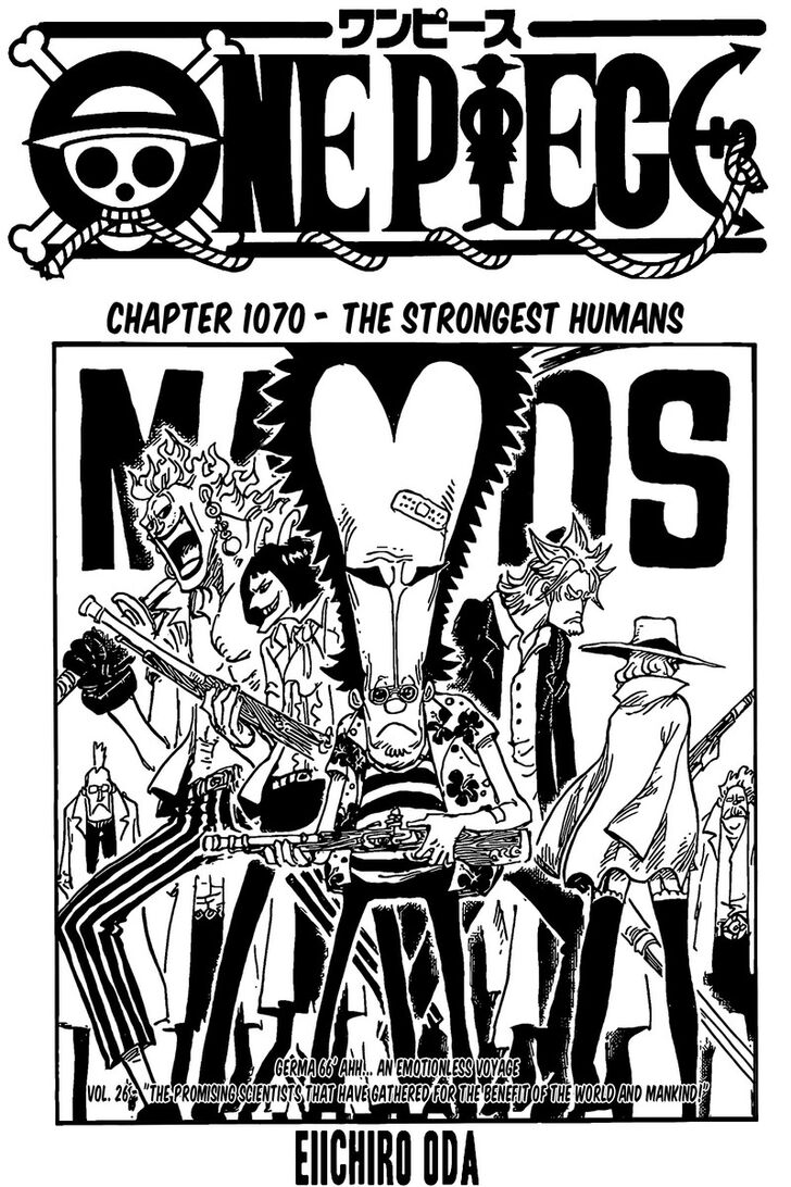 One Piece manga Chapter 1070