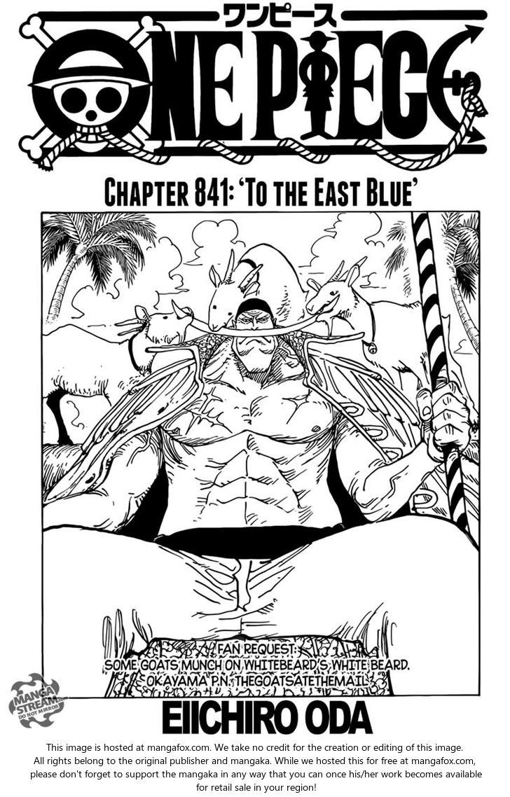 One Piece manga Chapter 841