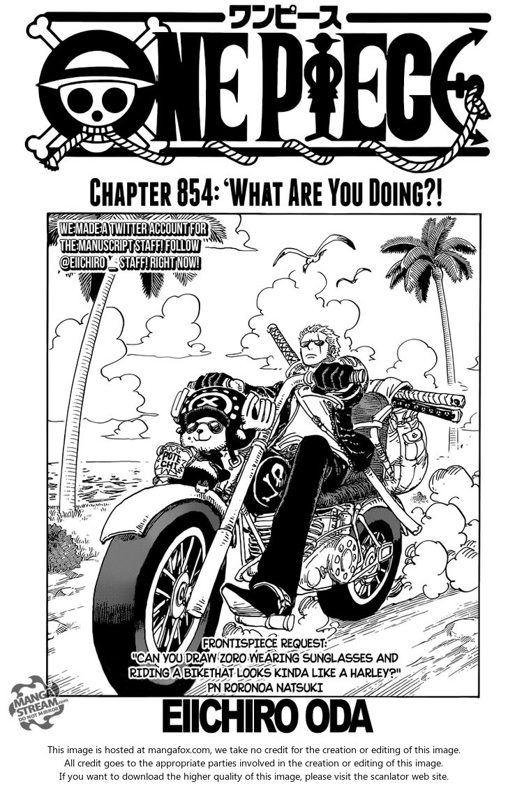 One Piece manga Chapter 854
