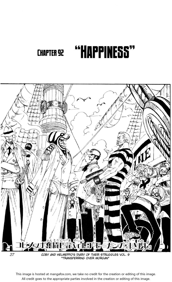 One Piece manga Chapter 92