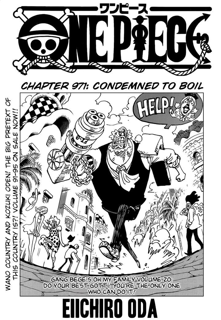 One Piece manga Chapter 971
