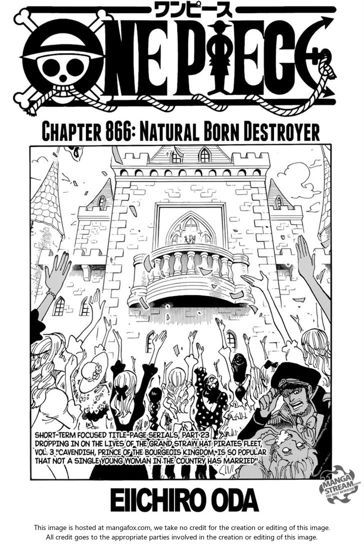 One Piece manga Chapter 866