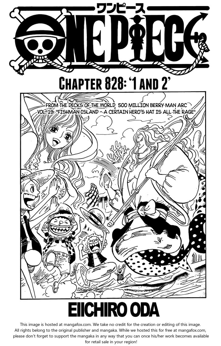 One Piece manga Chapter 828