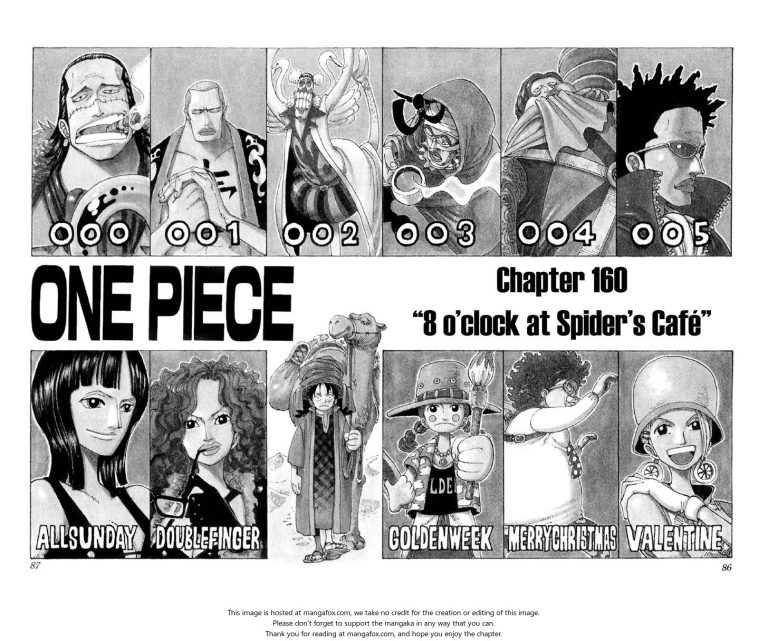 One Piece manga Chapter 160