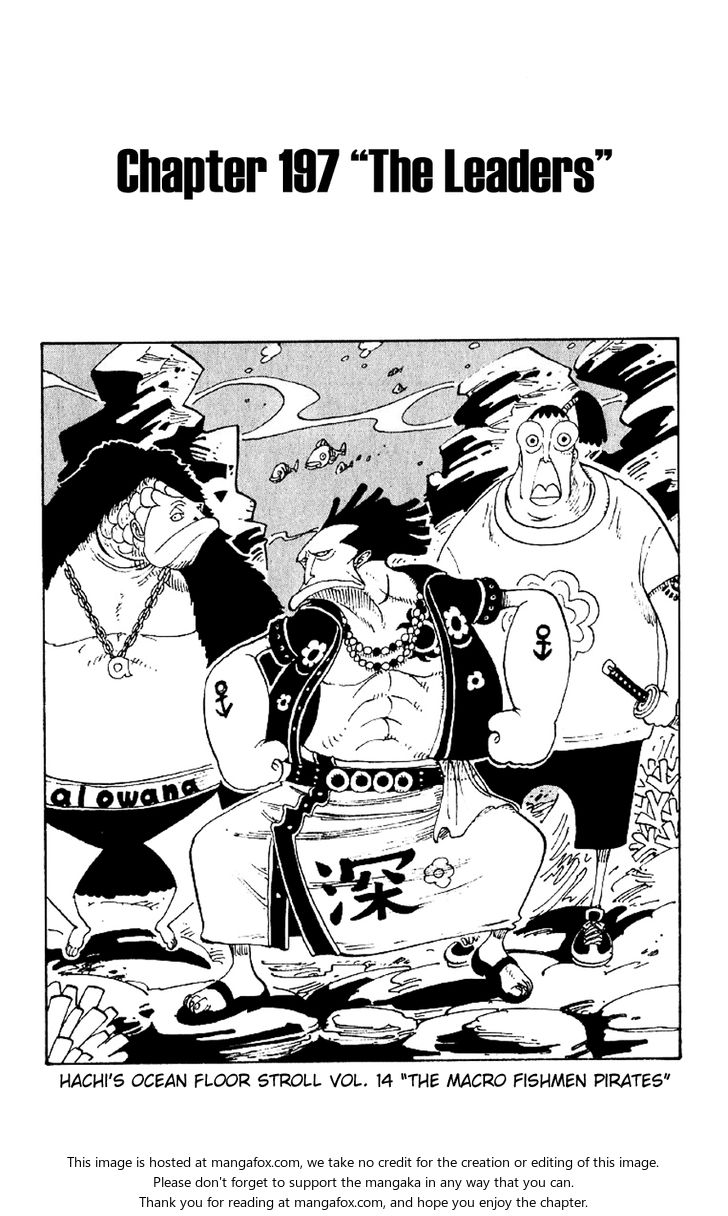 One Piece manga Chapter 197