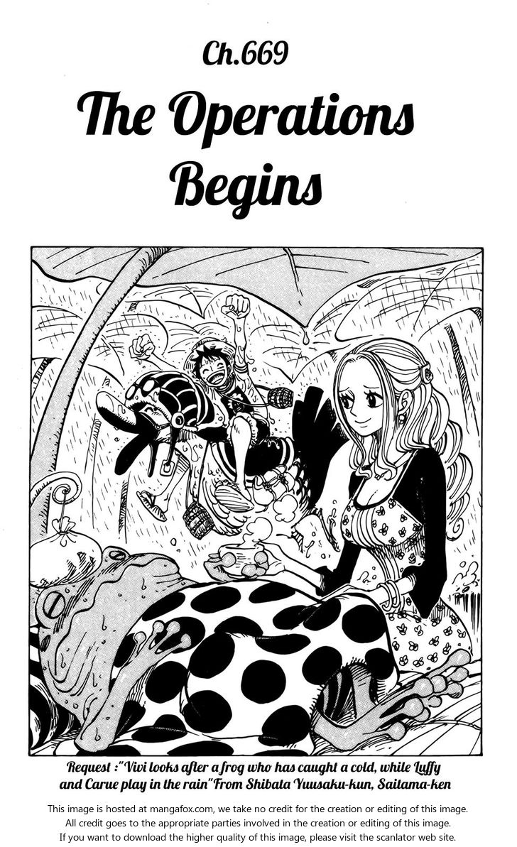 One Piece manga Chapter 669