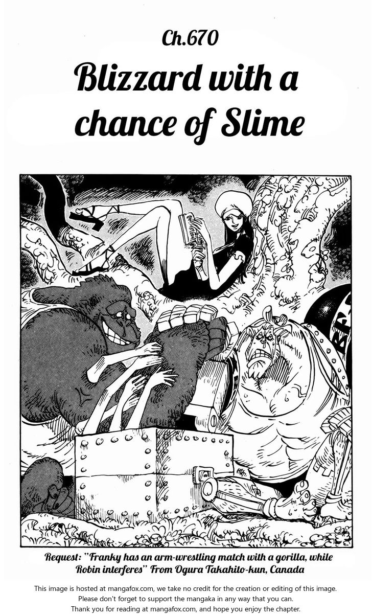 One Piece manga Chapter 670