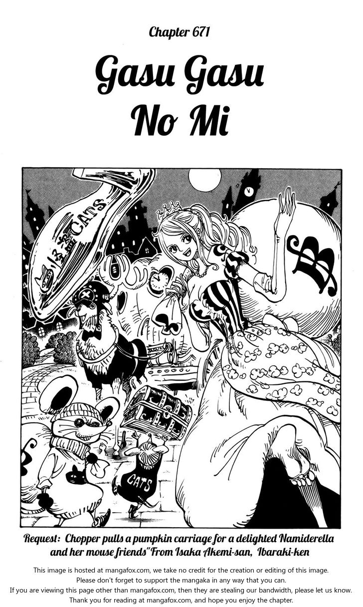 One Piece manga Chapter 671