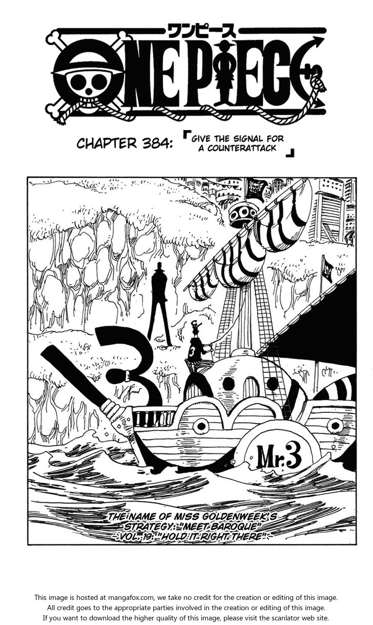One Piece manga Chapter 384