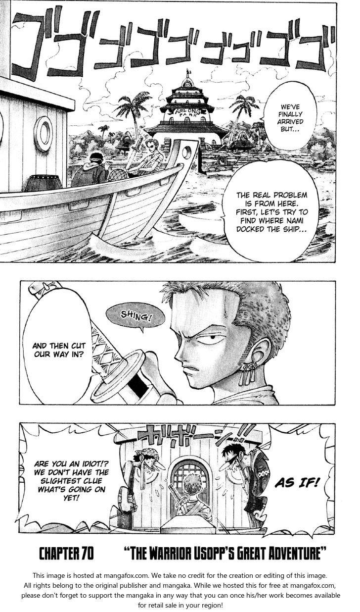 One Piece manga Chapter 70