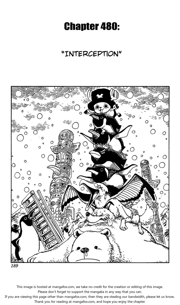 One Piece manga Chapter 480