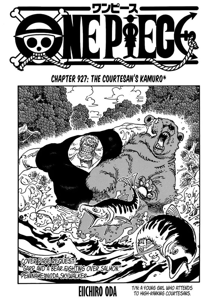 One Piece manga Chapter 927