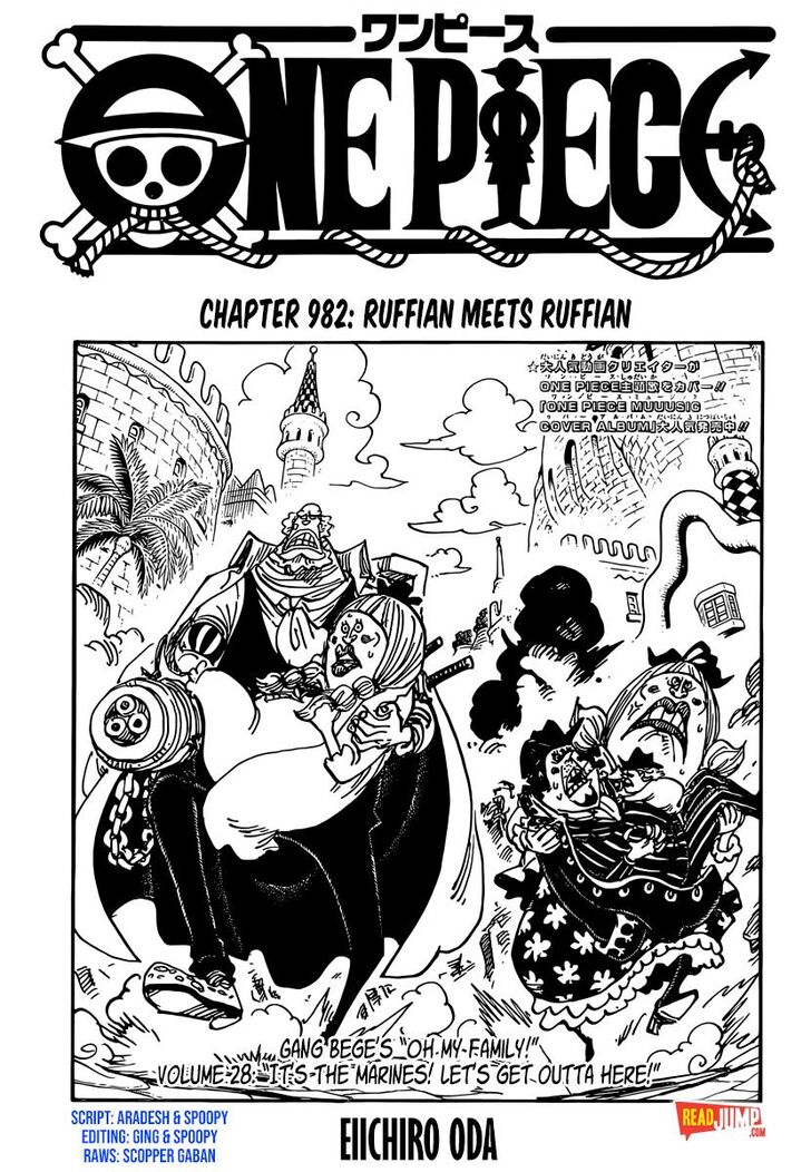 One Piece manga Chapter 982