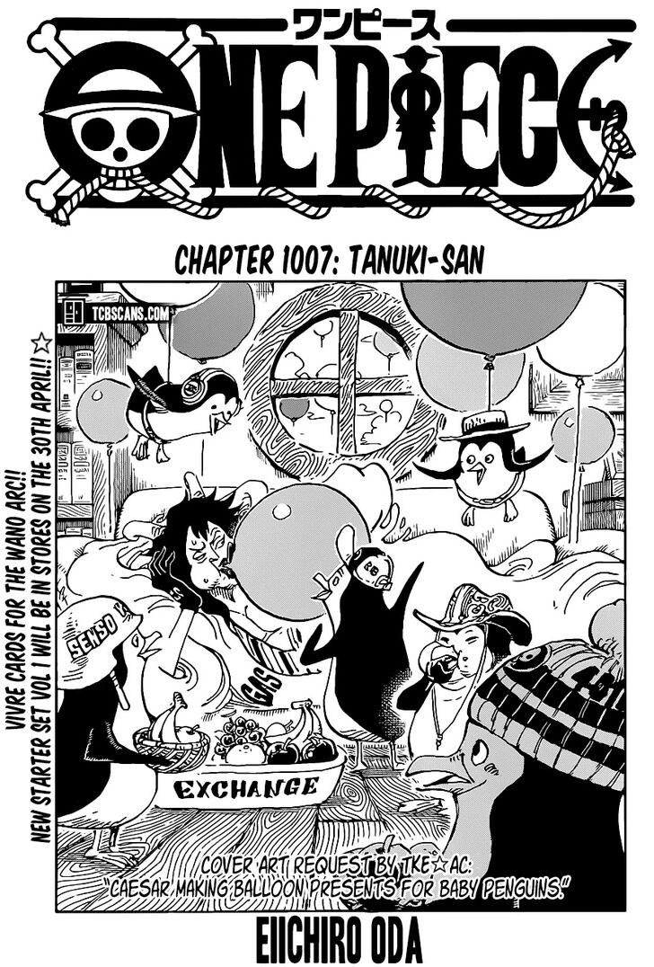 One Piece manga Chapter 1007-mr-raccoon-dog