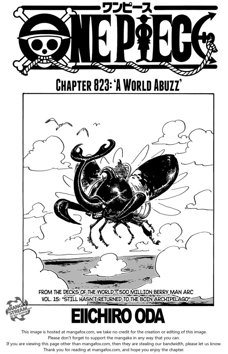 One Piece manga Chapter 823