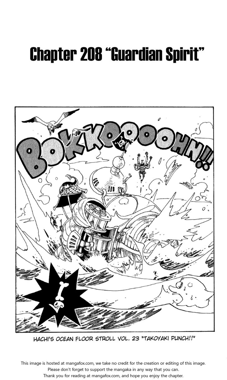 One Piece manga Chapter 208