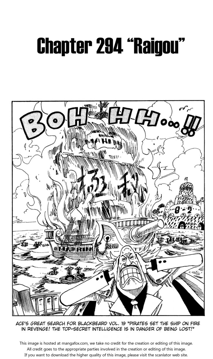 One Piece manga Chapter 294