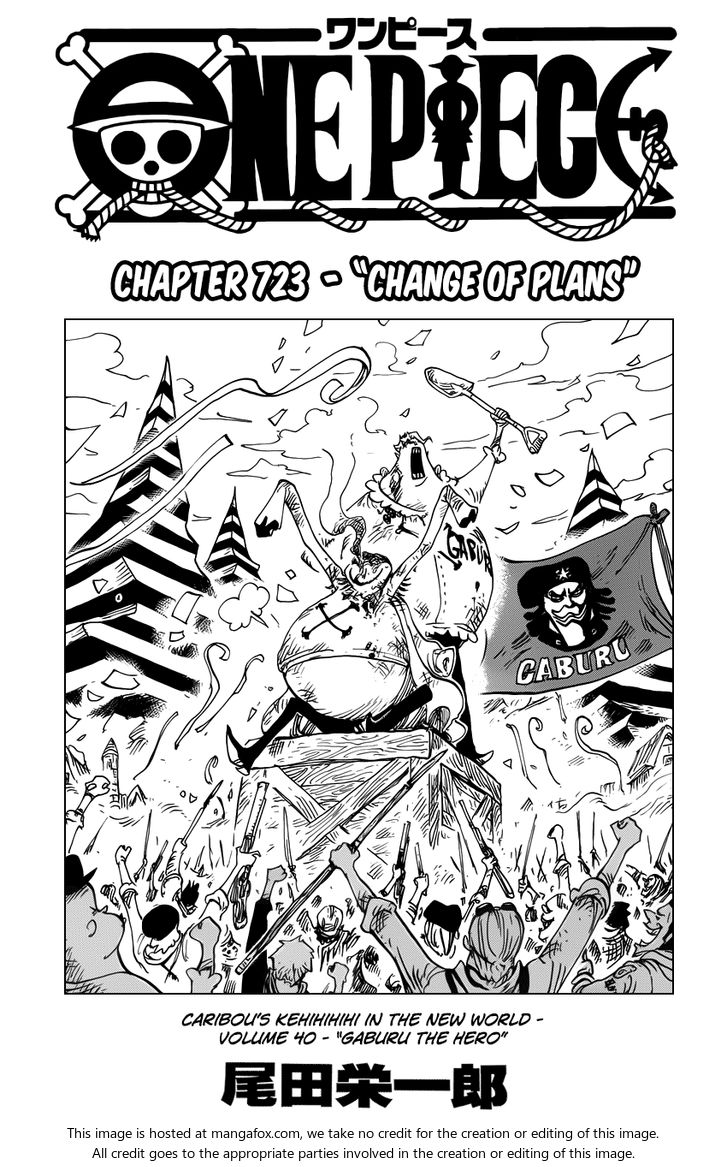 One Piece manga Chapter 723