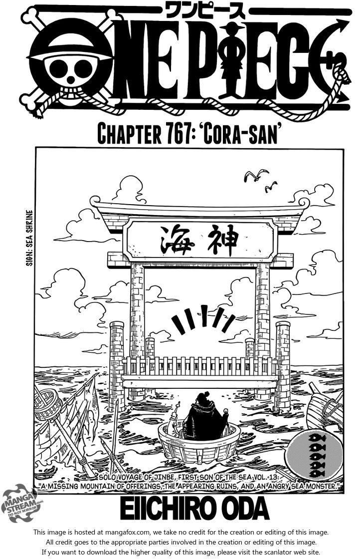 One Piece manga Chapter 767