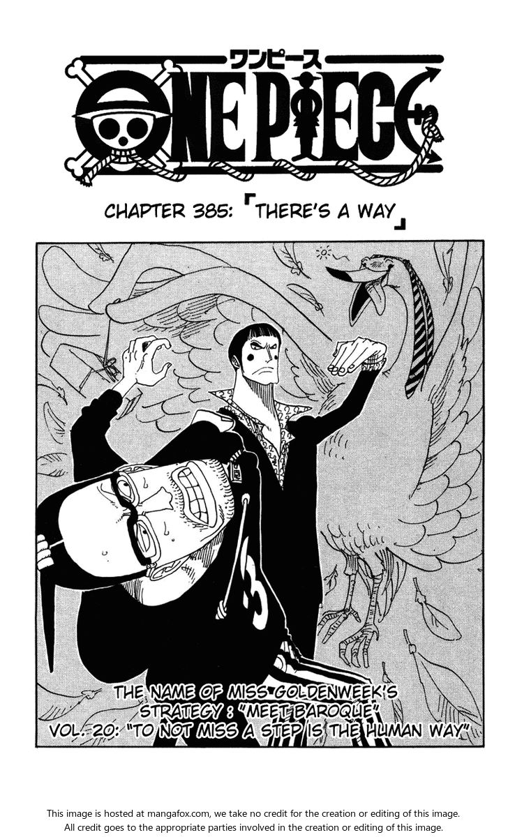 One Piece manga Chapter 385
