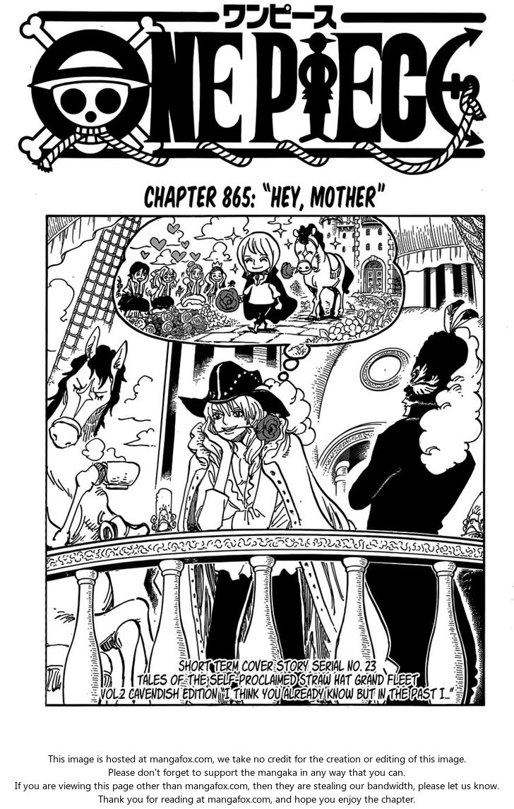 One Piece manga Chapter 865