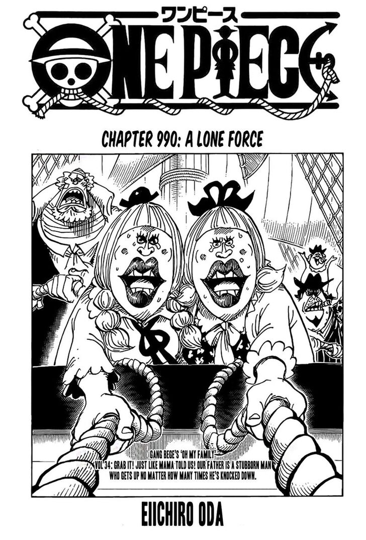 One Piece manga Chapter 990