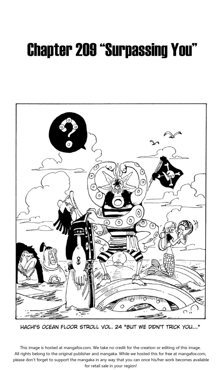 One Piece manga Chapter 209