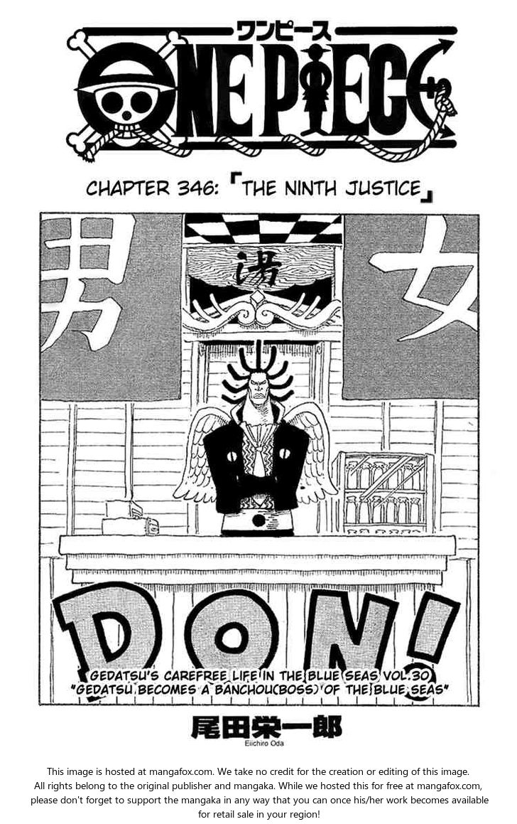 One Piece manga Chapter 346