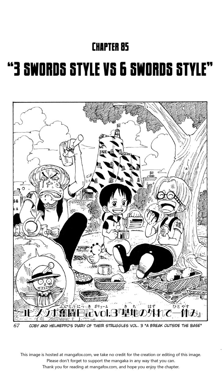 One Piece manga Chapter 85