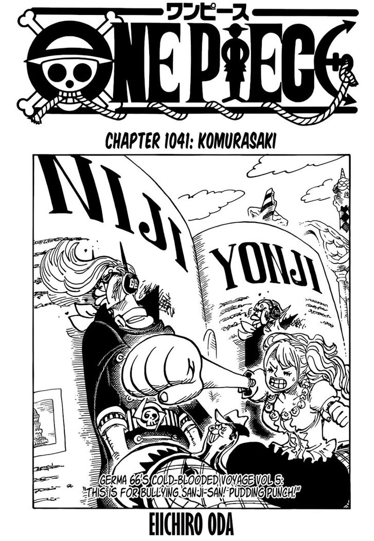 One Piece manga Chapter 1041