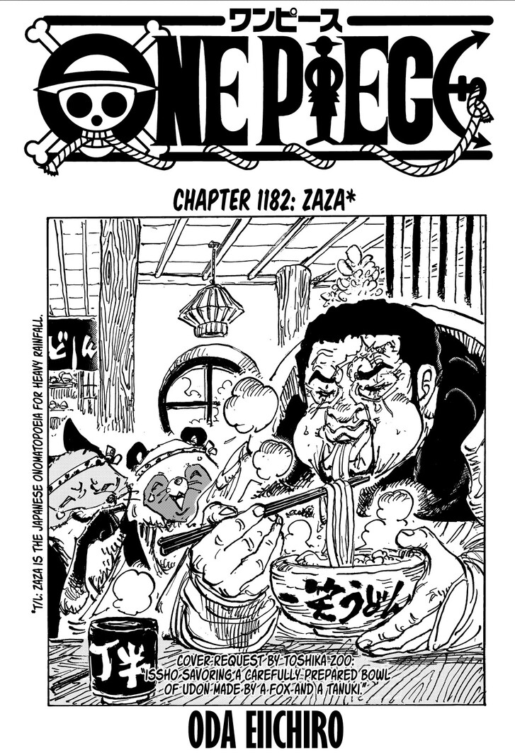 One Piece manga Chapter 1182