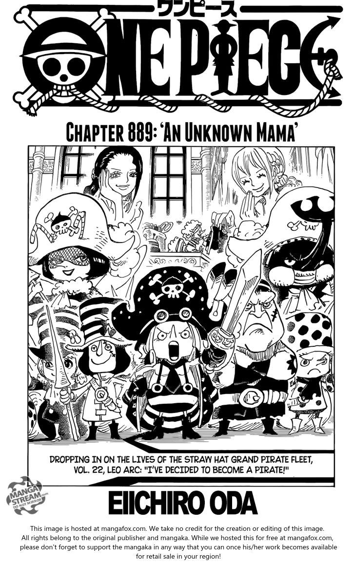 One Piece manga Chapter 889