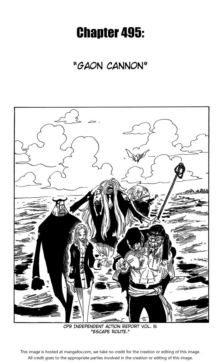 One Piece manga Chapter 495