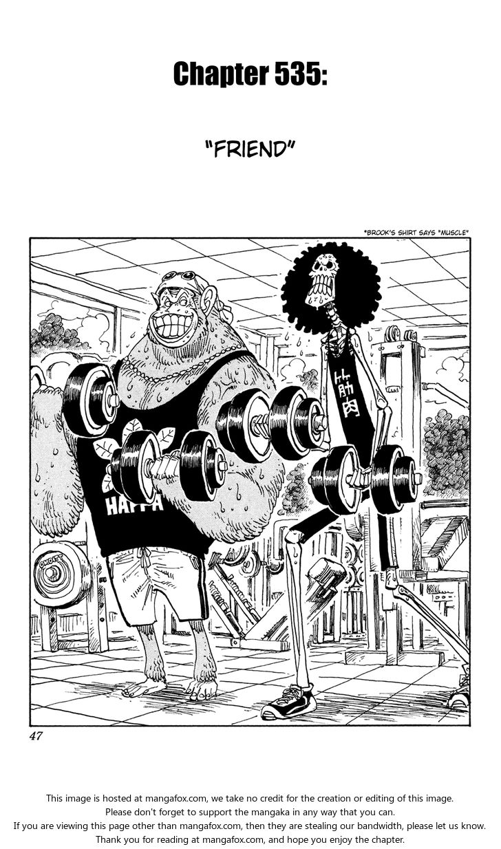 One Piece manga Chapter 535