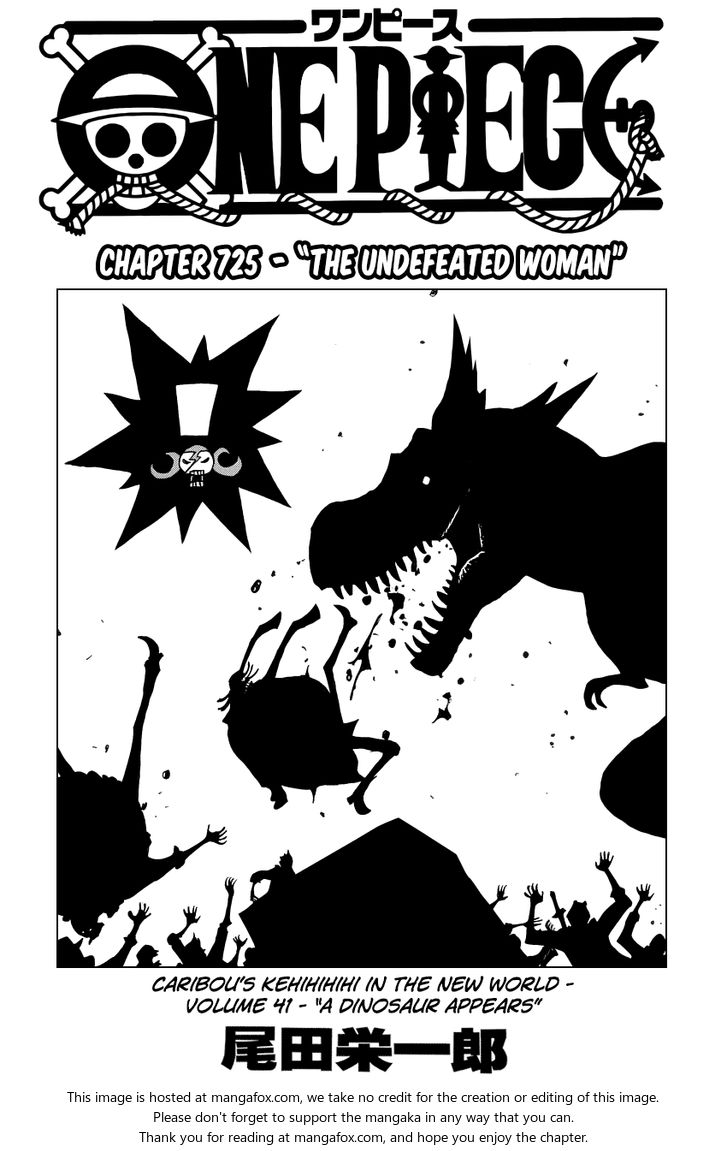 One Piece manga Chapter 725