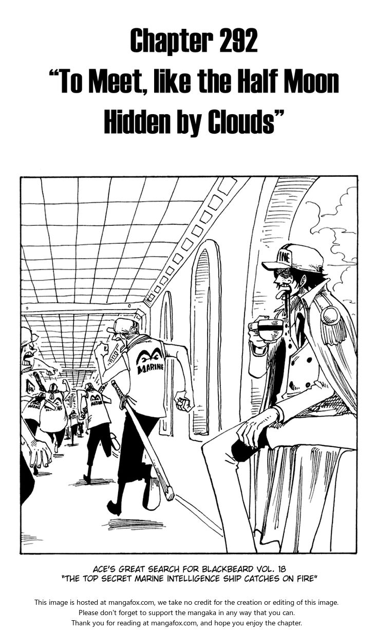 One Piece manga Chapter 292
