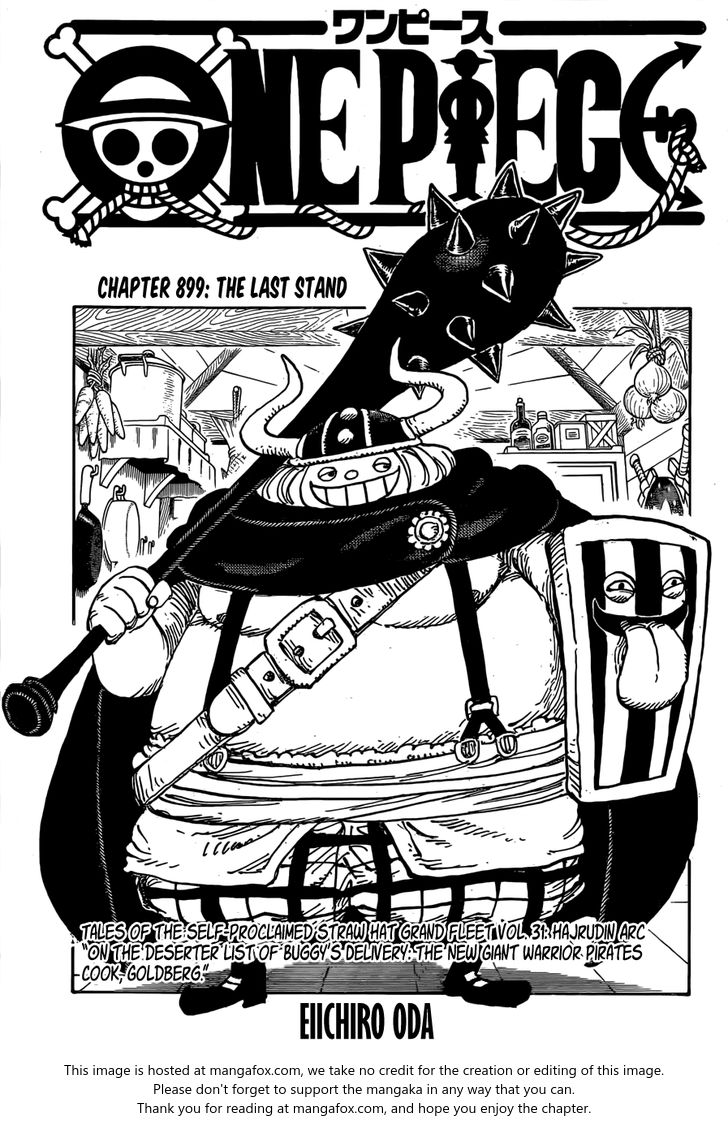 One Piece manga Chapter 899