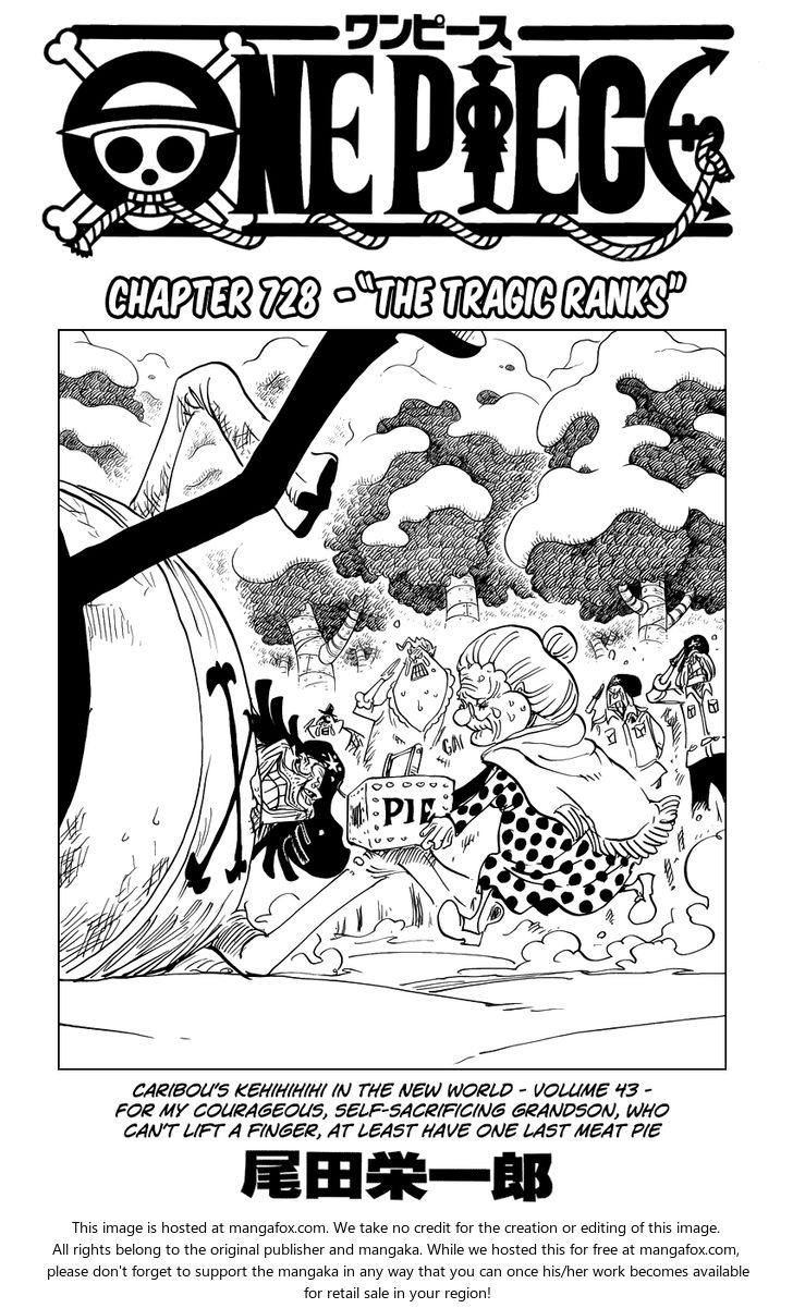 One Piece manga Chapter 728