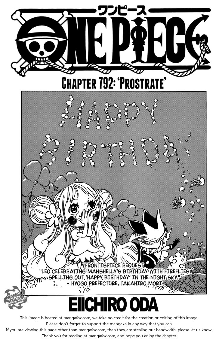One Piece manga Chapter 792