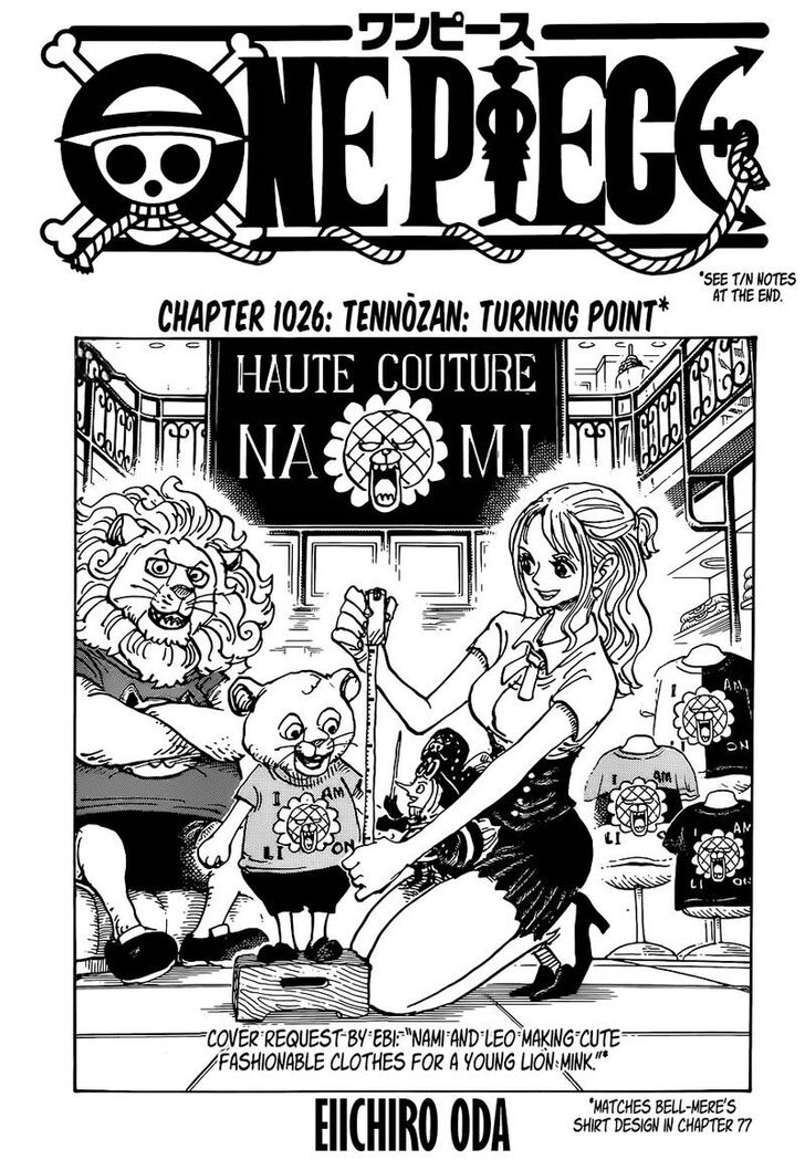 One Piece manga Chapter 1026