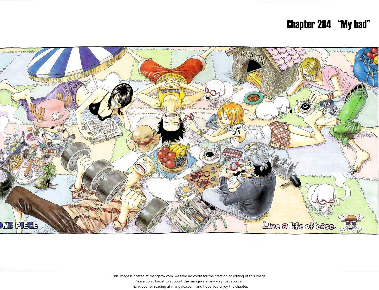One Piece manga Chapter 284