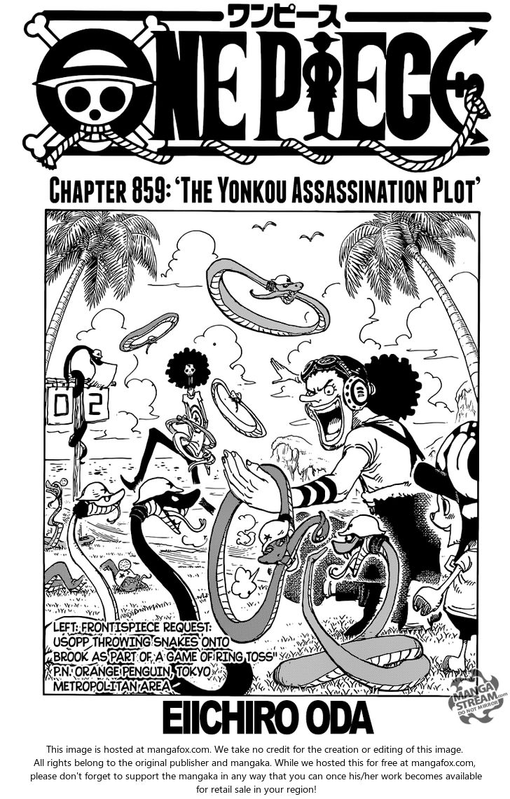 One Piece manga Chapter 859