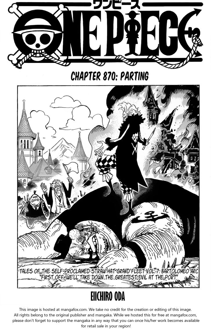 One Piece manga Chapter 870